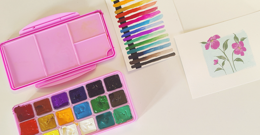 Gouache art for beginners with Hima Miya Jelly