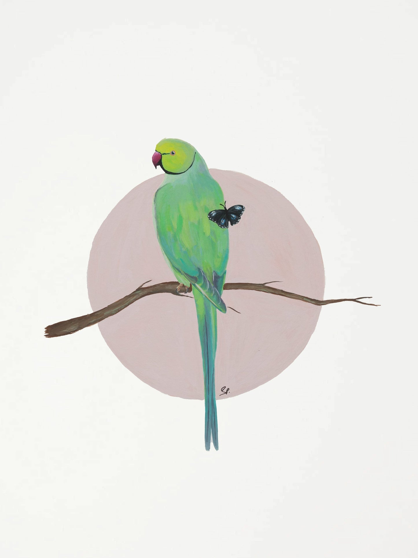 Pink Moon, Blue Moon : Archival Print