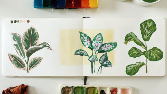 Paint Plants with Me: Fun Things to Paint With Gouache