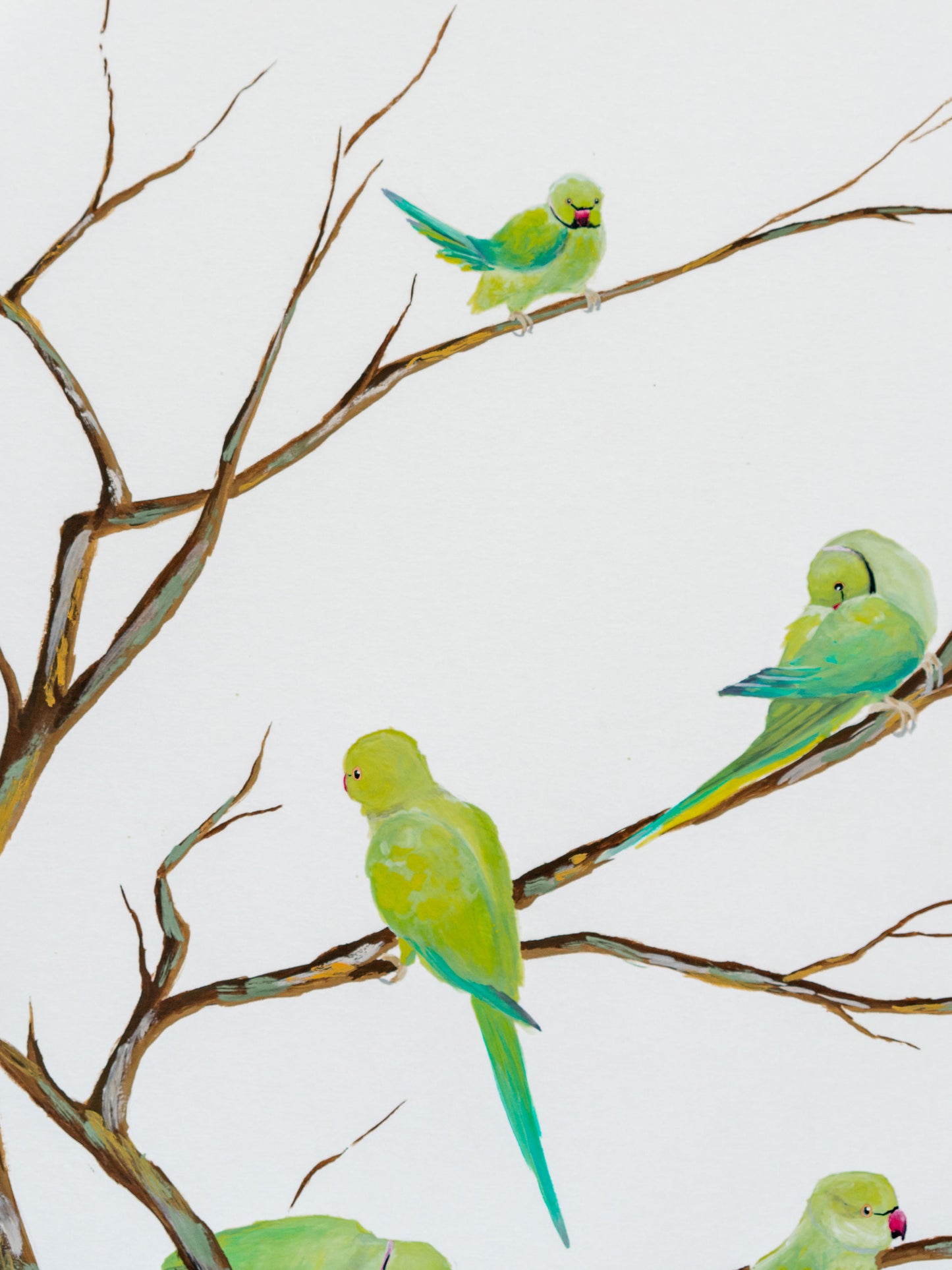 Birds of a Feather : Original Gouache Painting
